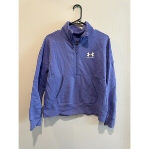 Under Armour Loose 1/4 Zip Mock Neck Sweater  S
